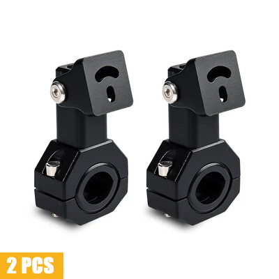 2 buc. Piese universale pentru suporturi LED pentru motociclete 29mm 88mm Bara de protecție clemă cu burete modificată Kit de montare pentru lumina de lucru