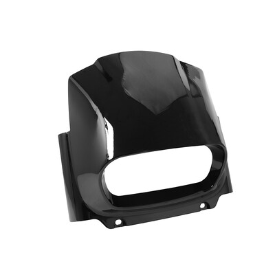 Motociklo priekinių žibintų gaubto dangtis juodas ABS plastikinis priekinio žibinto priekinis stiklas, skirtas Harley Softail Fat Bob FXFBS FXFB 2018-2022