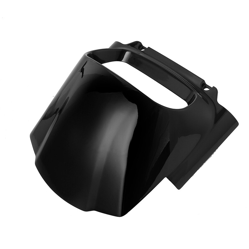 Motociklo priekinių žibintų gaubto dangtis juodas ABS plastikinis priekinio žibinto priekinis stiklas, skirtas Harley Softail Fat Bob FXFBS FXFB 2018-2022