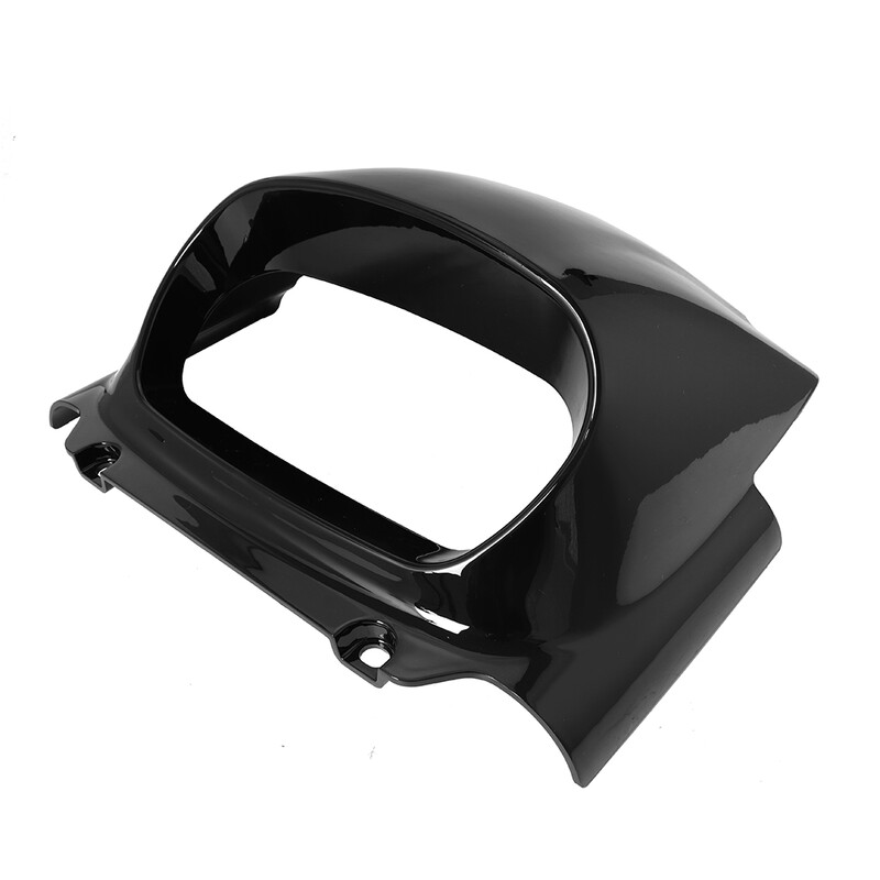 Motociklo priekinių žibintų gaubto dangtis juodas ABS plastikinis priekinio žibinto priekinis stiklas, skirtas Harley Softail Fat Bob FXFBS FXFB 2018-2022