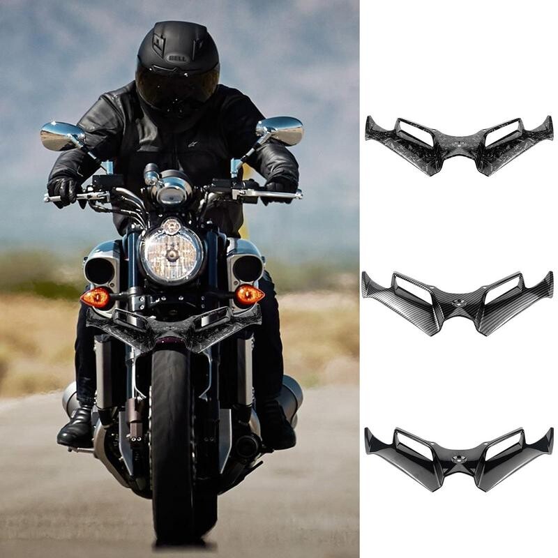 Motocikl Winglet Kit Aerodinamični krilni spojler za Kawasaki za Ninja 250 / 300 EX300 2013-2017 za dodatke za motocikle