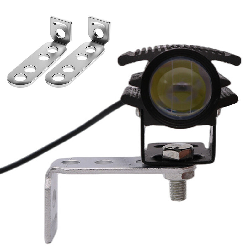 2 tk universaalne kinnitusklamber mootorratta esitulede tahavaatepeegli kohttulede signaallambi fikseeritud kronsteini kinnitus