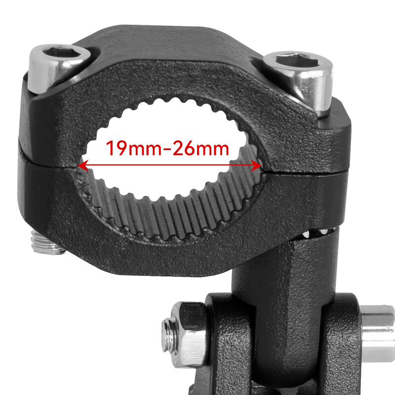 Motociklų prožektoriai Rūko žibintų priedai Montavimas Vamzdžio laikiklis Vamzdžio laikiklis prožektorių spaustukams Papildomas lempos laikiklis Moto