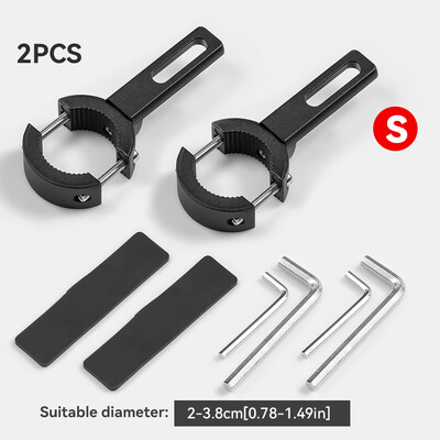 Motocikla stiprinājuma kronšteins Prožektoru lukturi Miglas Braukšanas Gaismas Kronšteini Universāls Velosipēdu stiprinājuma kronšteins Izturīgs