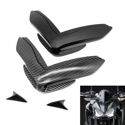 Για kawasaki Z900 Z 900 2017 - 2019 Μοτοσικλέτα Carbon Μπροστινό Πτερύγιο Προβολέα Παρμπρίζ Κεντρικό κάλυμμα Πάνελ Fairing Αξεσουάρ