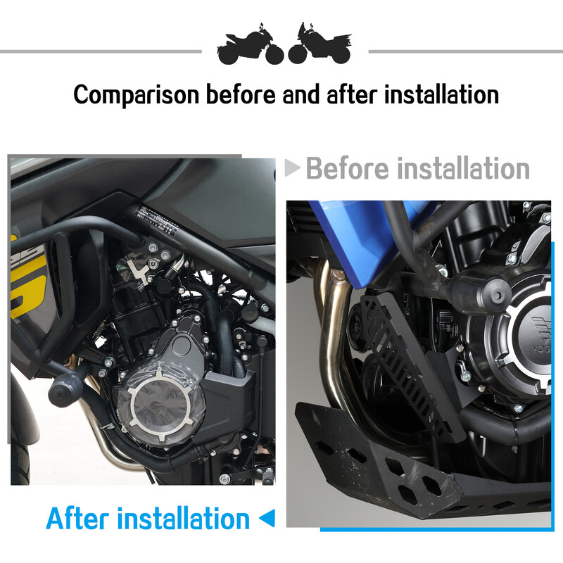 Motociklų priedai, skirti VOGE 525DSX DS525X DSX DS 525 X 2023-2024 Vandens vamzdžių dangtelis Droselio korpuso aliuminio apsauginė apsauga