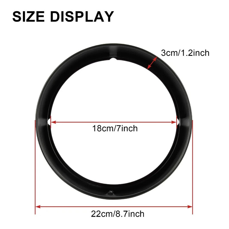 Ansamblu far pentru motocicletă 7" pentru faruri pentru faruri pentru Harley Touring Road King Electra Glide Street FLHT FLHR