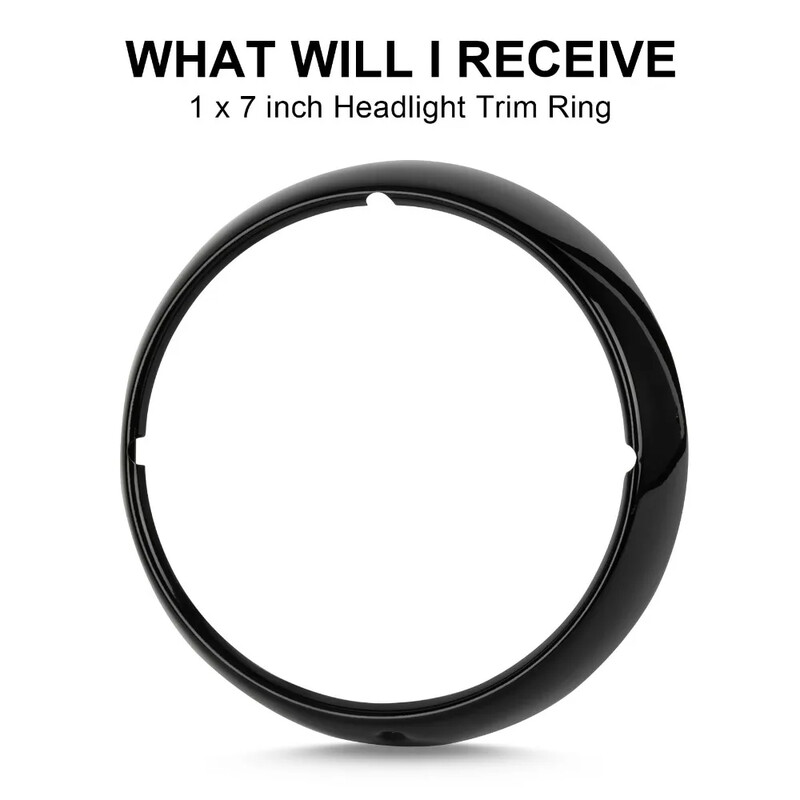 Ansamblu far pentru motocicletă 7" pentru faruri pentru faruri pentru Harley Touring Road King Electra Glide Street FLHT FLHR