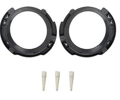 7 colių apvalių priekinių žibintų tvirtinimo laikiklio žiedų rinkinys su priekinio žibinto metaliniu žiedu, skirtas Jeep Wrangler JK 2007-2017 priedams