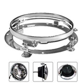 7 colių LED apvalaus priekinio žibinto žiedo tvirtinimo laikiklis, skirtas Jeep Wrangler JK Suzuki Samurai automobiliui, skirtas Harley Softail Touring FLD