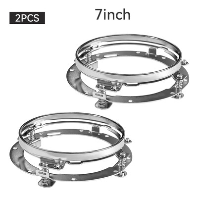 7 colių LED apvalaus priekinio žibinto žiedo tvirtinimo laikiklis, skirtas Jeep Wrangler JK Suzuki Samurai automobiliui, skirtas Harley Softail Touring FLD