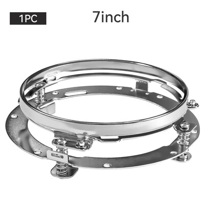 7 colių LED apvalaus priekinio žibinto žiedo tvirtinimo laikiklis, skirtas Jeep Wrangler JK Suzuki Samurai automobiliui, skirtas Harley Softail Touring FLD