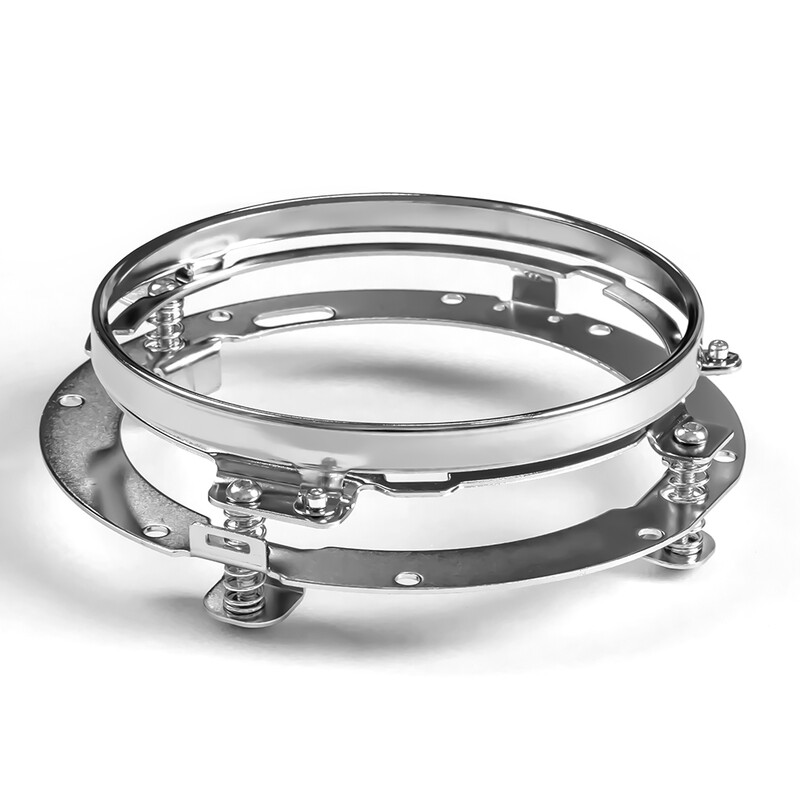 7 colių LED apvalaus priekinio žibinto žiedo tvirtinimo laikiklis, skirtas Jeep Wrangler JK Suzuki Samurai automobiliui, skirtas Harley Softail Touring FLD