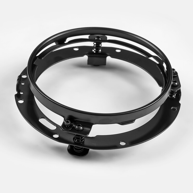 7 colių LED apvalaus priekinio žibinto žiedo tvirtinimo laikiklis, skirtas Jeep Wrangler JK Suzuki Samurai automobiliui, skirtas Harley Softail Touring FLD