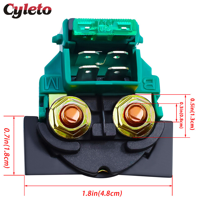 Motociklo starterio solenoidinė relė, skirta Honda Shadow VT 500 600 700 800 1100 VF500 Interceptor VF 700 750 1000 1100 Magna VFR750F