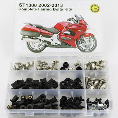 Potrivit pentru motocicletă HONDA ST1300 2002-2013, carenă completă, kit de șuruburi de carenare, șuruburi de acoperire, piulițe, cleme de carenare