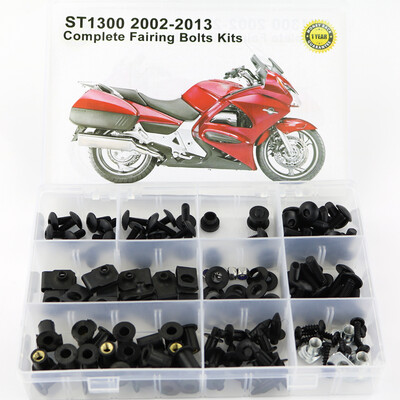 Potrivit pentru motocicletă HONDA ST1300 2002-2013, carenă completă, kit de șuruburi de carenare, șuruburi de acoperire, piulițe, cleme de carenare