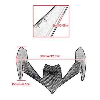 Για Kawasaki Z900 2020 2021 2022 2023 2024 Μοτοσικλέτας Μπροστινή Μπροστινή Μύτη Σετ Καλύμματα Καλύμματα Φέρινγκ Προβολέων ABS Z 900 Αξεσουάρ