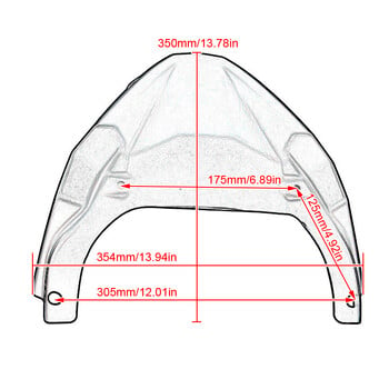 Αξεσουάρ μοτοσικλέτας Μπροστινό Fender Beak Cowl Guard Extension For Yamaha MT09 Tracer 900 GT FJ09 2015 2016 2017 2018 2019 2020