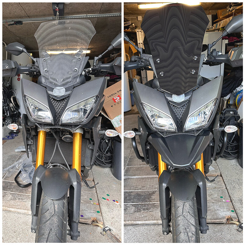 Motociklų priedai Priekinio sparno snapo gaubto apsaugos pratęsimas skirtas Yamaha MT09 Tracer 900 GT FJ09 2015 2016 2017 2018 2019 2020 m.