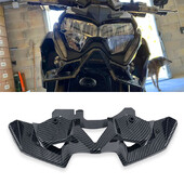 Paredzēts Kawasaki Z 900 2020-2023 2024 Z-900 oglekļa šķiedras motocikla neapbruņotam priekšējam spoileram Winglet aerodinamiskā spārna komplekta spoileris Z900