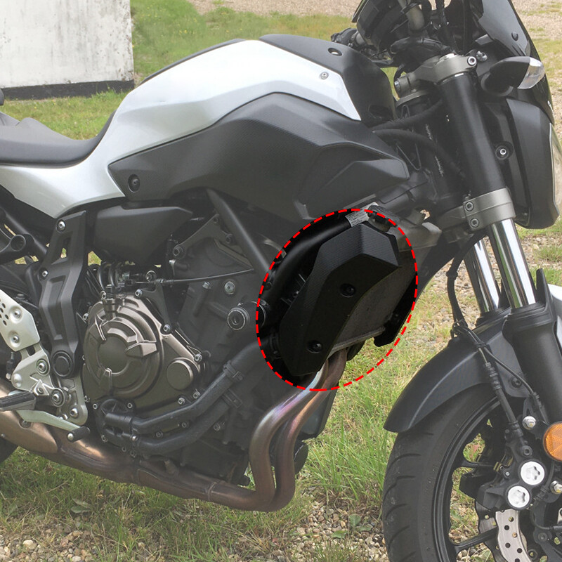 Accesorii motociclete Capac lateral radiator Protectie grila caren lateral potrivit pentru YAMAHA FZ-07 MT-07 2012 2013 2014 2015 2016 2017