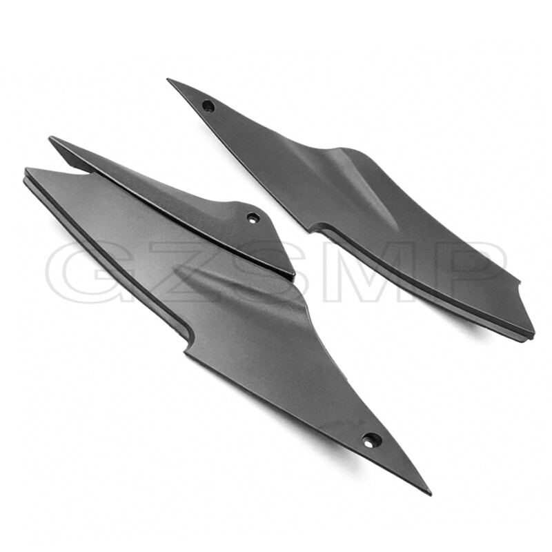 Tinka Kawasaki Ninja ZX6R ZX636 2005 2006 motociklo juodo plastikinio dujų bako šoninio skydelio dangtelio korpusui