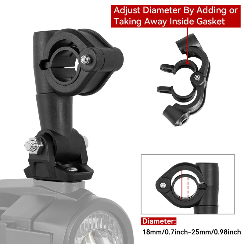 Universaalsed mootorrataste mootoritarvikud LED-lisatulede kronstein udutulelaterna tugi BMW R1200GS jaoks