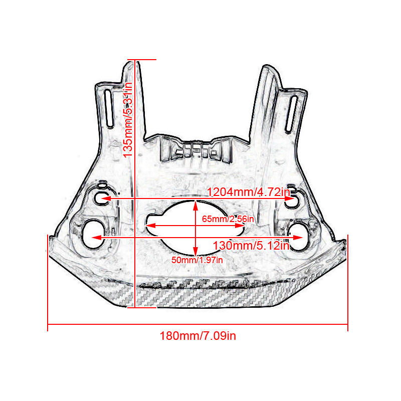 Tinka Honda CB650R CBR650R 2019-2023 dujų bako dangčio apsaugai CB CBR 650R motociklo priedams priekiniam alyvos bako dangčiui