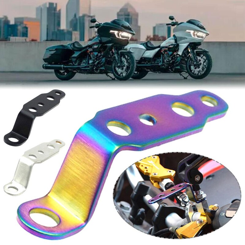Mootorratta LED-esitulede kronsteini tahavaatepeegli laterna prožektori pikendushoidiku klamber Mootorratta tõukeratta tarvikud