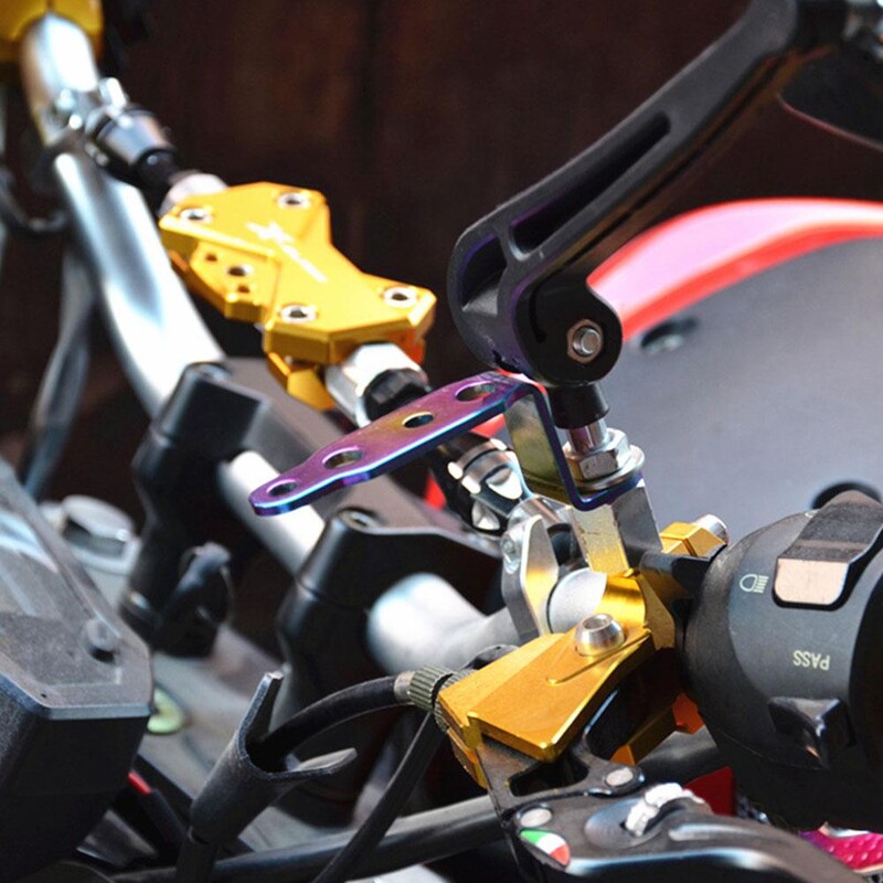 Mootorratta LED-esitulede kronsteini tahavaatepeegli laterna prožektori pikendushoidiku klamber Mootorratta tõukeratta tarvikud