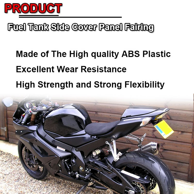 GSXR 1000 K5 Carcasa laterală a rezervorului de benzină pentru motocicletă Panou de acoperire laterală pentru cadru de carenare Trim Carcasa de capota potrivită pentru SUZUKI GSX-R1000 GSXR1000 2005 2006