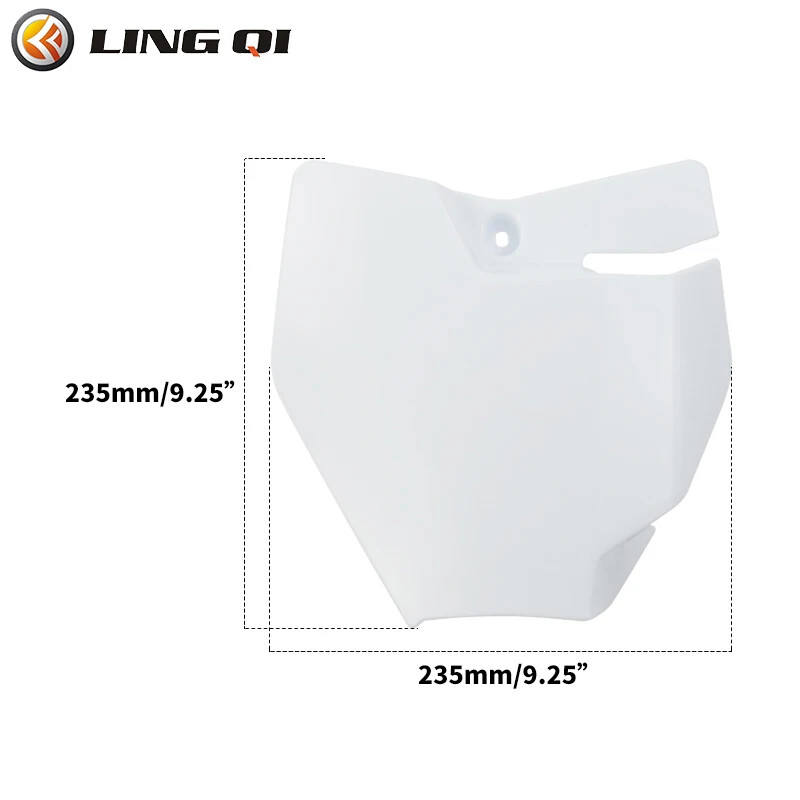 LINGQI RACING motocikla KT 65 priekšējā numura zīme plastmasas putekļu spārna pārsegs KT65 motokrosa netīrumu bedres motocikla piederumiem