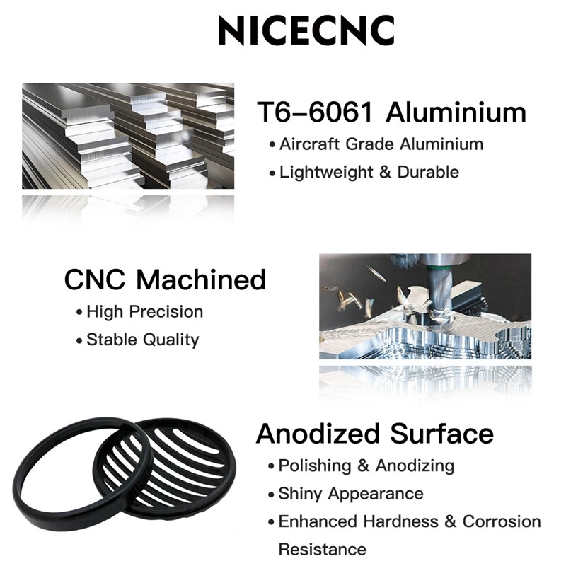 Triumph Bobber black 2017-2024 Model Black Shallow Cut priekinių žibintų grotelių dangtelis