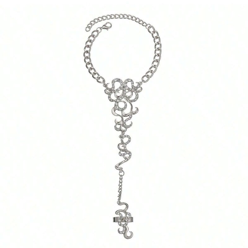 Jauna modes pludmales potīšu rokassprādzes rotaslietas eleganti sakausējumi, dobi, grebti, cirsts kalnos, pirksta pēdu ķēde sieviešu vasaras aksesuāri