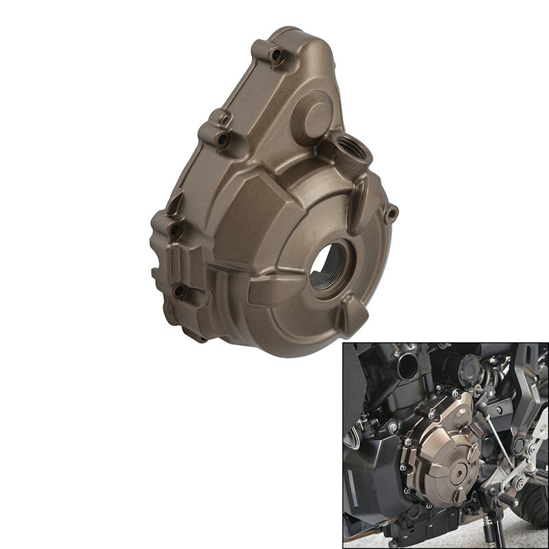 Motociklo aliuminio kairiojo variklio statoriaus dangčio karteris skirtas YAMAHA TENERE 700 2021-2024 XSR700 2018-2023 MT07 2015-2020 FZ07 2015