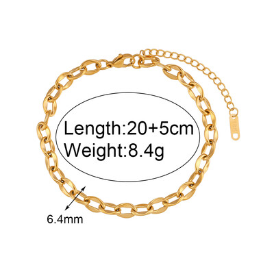 Blingbing Trendy 3mm 3A cirkona kubiskā cirkonija tenisa ķēde potītes kāju aproces sievietēm nerūsējošā tērauda rokassprādze uz kājas