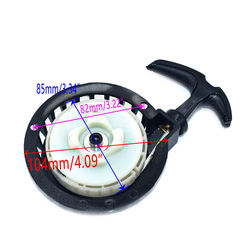 Mini moto keturratis motociklas 47cc 49cc mini automobilis mažas visureigis rankinis traukimo įtaisas aliuminio plokštės starteris