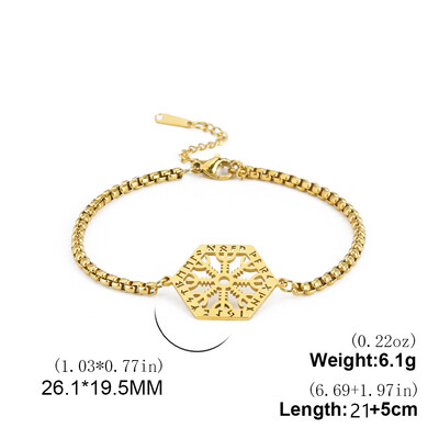 Norvēģijas Vegvisir vikingu kompasa kuloni potītes, vīriešu nerūsējošā tērauda Norvēģija Odin rūna pēda Chian punk kāja amulets rotaslietas dāvana