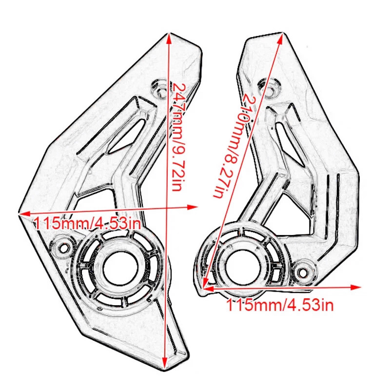 Tinka Kawasaki Ninja Z 650 rėmo šoninio dangčio gaubto skydelio apsauginio skydo apsaugai Ninja650 Z650 2017-2024 motociklų priedams