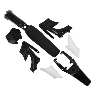 7 spalvų „Apollo“ plastikinių gaubtų kėbulo rinkiniai, priekinis licencijos numeris, sparnas su sėdynės pagalvėle, skirtas 47cc 49cc „Apollo Mini Dirt Bike“