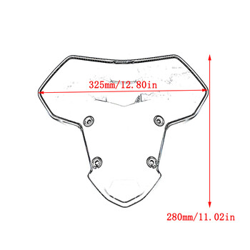 Κατάλληλο για Kawasaki Ninja Z-H2 2021-22 2023 2024 ZH2 Z H2 SE Παρμπρίζ μοτοσυκλέτας Παρμπρίζ Ασπίδα οθόνης ανέμου Εκτροπείς ροής αέρα