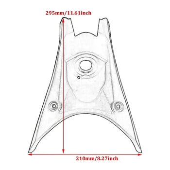 Fit For Kawasaki Z800 Z 800 z800 2013 2014 2015 2016 Κάλυμμα θήκης διακόπτη κλειδιού ανάφλεξης μοτοσικλέτας Fairing αξεσουάρ Moto