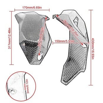 Κατάλληλο για KAWASAKI Z900 ZR900 Z 900 2020-2023 2024 Μοτοσικλέτα Belly Pan Κάτω αεροτομή κινητήρα Fairing πάνελ προστατευτικό κάλυμμα πλαισίου