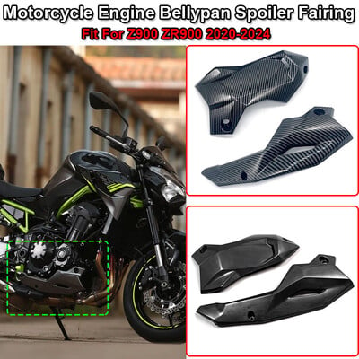 Подходящ за KAWASAKI Z900 ZR900 Z 900 2020-2023 2024 Мотоциклет Корем Панел Долен спойлер на двигателя Обтекател Панел Защитен капак на рамката