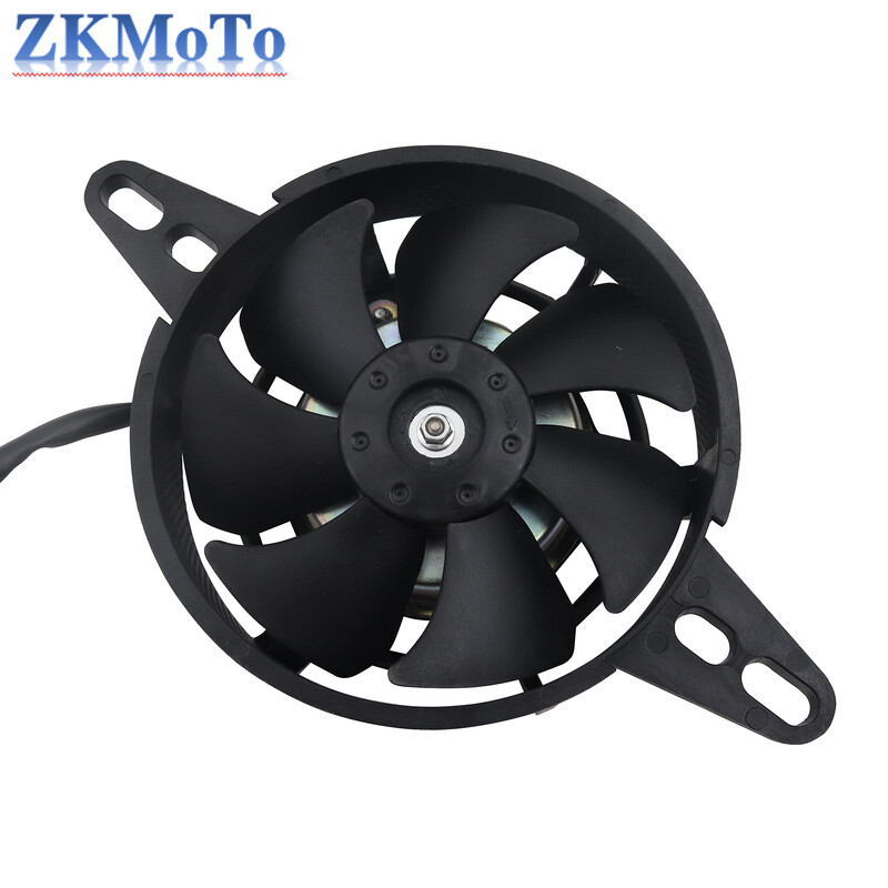 Dzinēja daļas Motociklu Piederumi Radiators Ventilators Dzesēšanas Ventilatori Dirt Bike 50-250cc Eļļas dzesētājs ATV Motocross 12V Enduro Electrofan