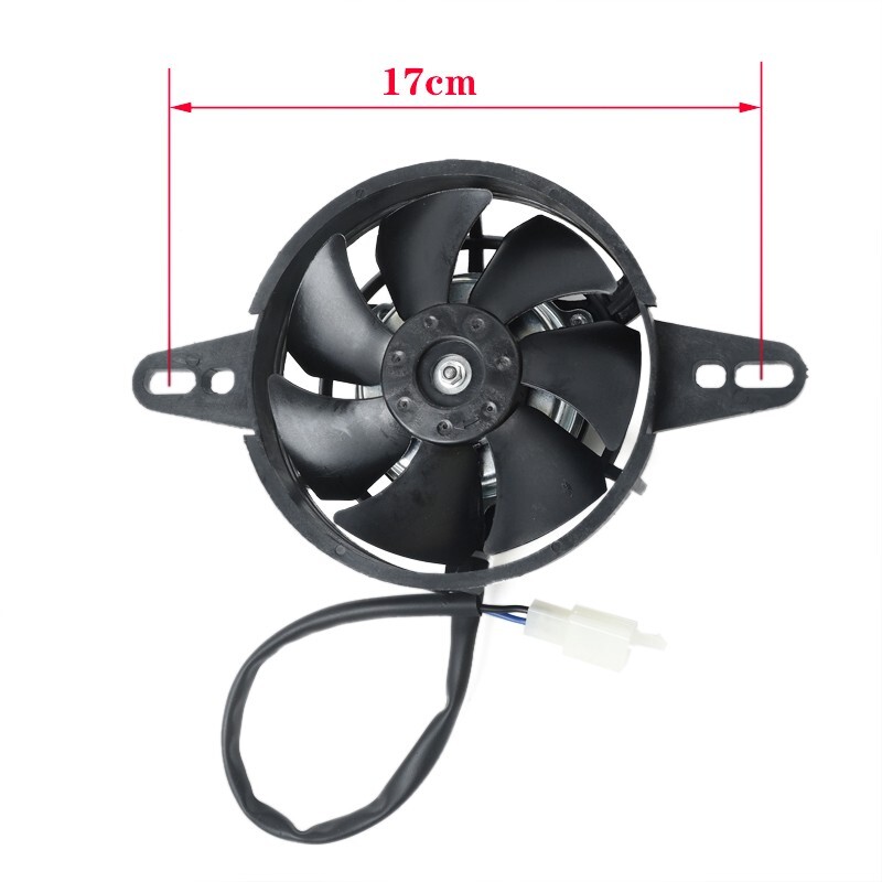 Taikoma keturračių motociklų variklio alyvos aušintuvui 200cc250CC aušinimo ventiliatoriaus variklio priedams ventiliatoriaus aušinimo
