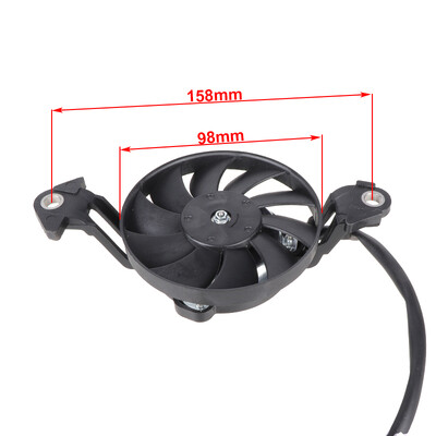 Motocikl 12V Ventilator za hlađenje Hladnjak ulja Motor Električni radijator Spremnik za vodu Za 150cc-450cc Pit Dirt Bike Motocikl ATV Buggy Quad