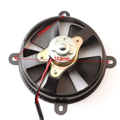 Motocicletă 12V Ventilator de răcire Răcitor de ulei Motor electric Radiator Rezervor de apă pentru 150cc-450cc Pit Dirt Bike Motocicletă ATV Buggy Quad