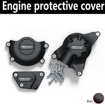 PENTRU YAMAHA YZF R6 2006-2024+ Husă de protecție a motorului imprimare fibră de carbon aspect carbon